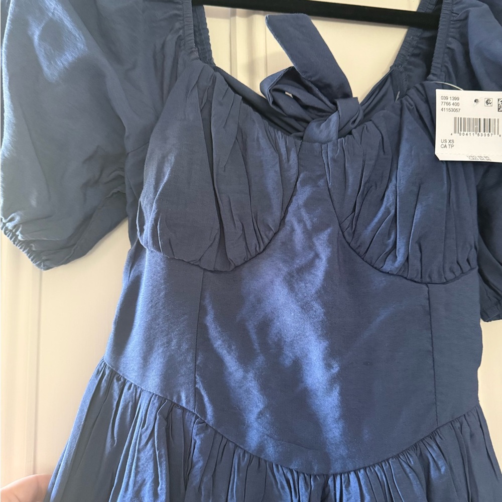 AE Puff Sleeve Corset Midi Dress - Picture 3 of 3